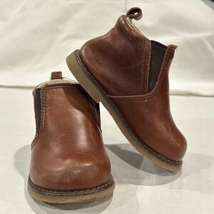 GAP Kid’s  Brown Leather Boots -size 6 Toddler